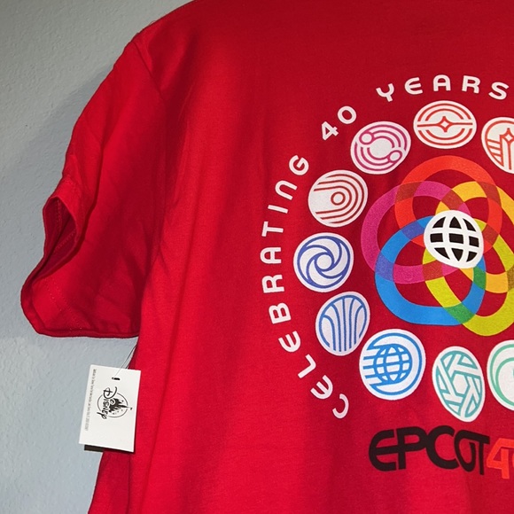 Disney Parks Epcot 40th Anniversary T-Shirt October 1, 2022 Limited Edition!! - Picture 6 of 12